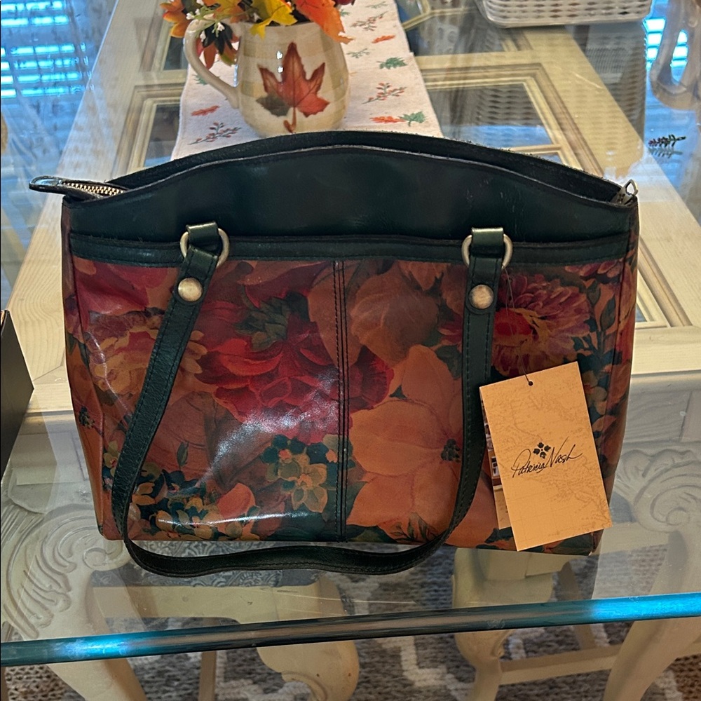 Patricia Nash Multicolor Floral Shoulder Bag
